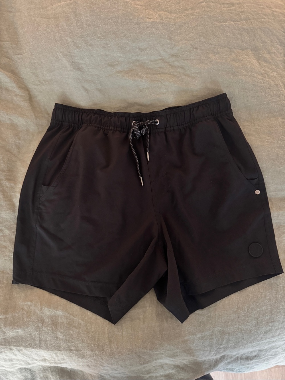 Men's Black Vuori Athletic Shorts